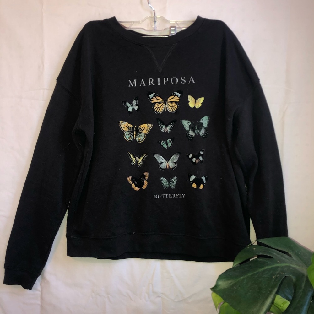 Comfy butterfly sweatshirt!